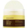 EQQUALBERRY Toner per il viso al collagene Glow Up, coreani con collagene, 98% glutatione e acqua di olivello spinoso giallo, illuminanti, 60 tamponi, 140 ml