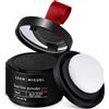 LEON MIGUEL Polvere di radice - Impermeabile Hairline Powder come perfetto correttore per capelli da attaccare, trucco invisibile per infoltire i capelli (nero, Hairline Powder Pro)