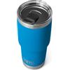 YETI Rambler Tumbler, Vacuum Insulated Stainless Steel Tumbler with Magslider Lid, Big Wave Blue, 30 oz (887 ml)
