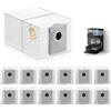 RongZy 12 Pezzi Sacchetti per la Polvere per Ecovacs Deebot X8 PRO Omni/X8 OMNI/T80 OMNI/X9 PRO Omni/T50 PRO Omni/T50 MAX PRO Omni/T50 Omni/T30C Pro Aspirapolvere Accessori (Contiene Carbone Attivo)