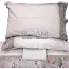Fazzini Set di Lenzuola da Letto Matrimoniale Grigio, 100% Cotone Flanella, 1 Sotto Lenzuolo con Angolo, 2 Federe, Made in Italy