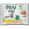 Oasy KIT 4x Oasy Bocconcini in Salsa Multipack Sterilized 4X85g - 85 g - PREZZO A CONFEZIONE