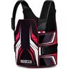 Sparco K-Track Rib Protector nero rosso - taglia M