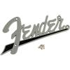Fender Nuova Placca Ampli Logo Fender Metallo - Bassman - 0994095000 -