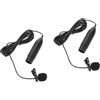 Microfono indossabile lavalier Microfono lavalier 48v Xlr con interfaccia a tre