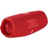 JBL Charge 5 Speaker Bluetooth Portatile, Cassa Altoparlante Wireless Resistente ad Acqua e Polvere IPX67, Powerbank integrato, USB, PartyBoost, Bass Radiator, Fino a 20h di Autonomia, Rosso