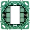VIMAR Supporto Vimar Plana 1 Modulo con Griffe per Scatole Tonde 60 mm - SKU 14601, Installazione Sicura e Pratica