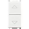 Vimar Plana Doppio Pulsante Interbloccato 14062 - Controllo Tapparelle 250V 10A IP40 Bianco RAL 9003