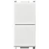 VIMAR Doppio Pulsante Vimar Plana 10A NO+NO 14066 - Controllo Circuiti Elettrici Indipendenti, Design Elegante