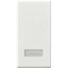 VIMAR Tasto Intercambiabile Vimar Plana 14026 con Diffusore Illuminabile Bianco, Design Elegante e Sicuro