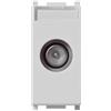 VIMAR Presa TV Passante Vimar Plana 14300.10 - Alta QualitÃ , Attenuazione 10 dB, Design Elegante