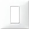 VIMAR Placca Vimar Plana 1 Modulo Bianco 14641.01 - Plastica Alta QualitÃ , Facile Installazione