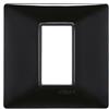 VIMAR Placca Vimar Plana 1 Modulo Colore Nero SKU 14641.05 - Design Elegante e Brillante in Plastica Resistente