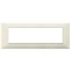 Vimar Plana Placca 7 Moduli Beige 14657.03 - Design Elegante in Tecnopolimero, Facile da Pulire