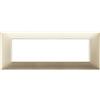 Vimar Placca 7 Moduli Champagne Opaco 14657.22 - Design Elegante, Facile Montaggio, Resistente