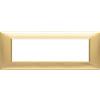 Vimar Plana Placca 7 Moduli ORO Opaco 14657.25 - Tecnopolimero, Elegante e Funzionale