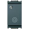VIMAR Pulsante 1PNO 10A generico lum.so grigio - 16090