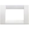 VIMAR Placca RondÃ² 3M Bianco Brillante 16763.01 - Design Elegante, Facile Installazione, Resistente