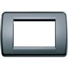 VIMAR Placca RondÃ² 3M Grigio Grafite VIMAR - Codice SKU 16763.15, Tecnopolimero Resistente e Elegante