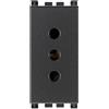 VIMAR Presa VIMAR 2P+T 10A P11 Grigio - Codice SKU 19201, Design Moderno & Sicurezza SICURY