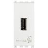 VIMAR Alimentatore VIMAR USB 5V 1,5A Bianco - Codice SKU 19292.B, Design Modulare e CompatibilitÃ Universale