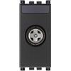 VIMAR Presa Coassiale VIMAR TV-RD-SAT Diretta Grigio SKU 19300.01 - Frequenza 5-2400 MHz, Attenuazione 1 dB