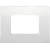VIMAR Placca Classic 3M VIMAR Perla Matt - Design Elegante e Resistente - SKU 19653.05