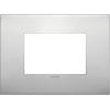 VIMAR Placca Classic 3M Naturale in Alluminio - SKU 19653.15, Design Elegante e Resistente