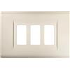 FEB Placca Click 3F Bianco FEB 2583/WH - Design Elegante, Installazione Facile, Resistente e Versatile
