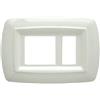 FEB Placca Tondo\' Xunel Decentrata Bianco FEB 2598/WH - Design Elegante e Resistente in Tecnopolimero
