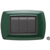 FEB Placca Life 3P Verde Scuro C/A FEB 2983/VS - Design Elegante e Facile Installazione