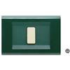 FEB Placca Click 5F Verde Scozia FEB 2585/VS - Design Moderno, 5 Moduli, Facile Installazione