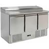 FIMAR Saladette a 3 porte con piano portacondimenti | 136,5 x 70 x 97 H cm