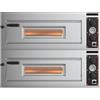 FORNO PIZZA ELETTRICO CONTROLLO MECCANICO 2 CAMERE