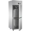 ARMADIO STATICO GN 2/1 IN ACCIAIO INOX CON ALLESTIMENTO CARNE CON 2 SPORTELLI - Temperatura 0 / 10 C