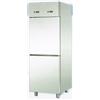 ARMADIO COMBINATO REFRIGERATO GN 2/1 IN ACCIAIO INOX A DOPPIA TEMPERATURA CON 2 SPORTELLI - Temperature -2/+8 e -18/-22 C
