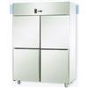 ARMADIO REFRIGERATO MONOBLOCCO IN ACCIAIO INOX CON 4 SPORTELLI PER TEGLIE 60x40 cm - Temperatura -2 / 8 C