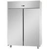 ARMADIO REFRIGERATO MONOBLOCCO IN ACCIAIO INOX CON 2 PORTE PER TEGLIE 60x40 cm - Temperatura -18 / -22 C