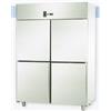 ARMADIO STATICO GN 2/1 IN ACCIAIO INOX CON 4 SPORTELLI - Temperatura -2 / +8 C