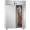 ARMADIO STATICO GN 2/1 IN ACCIAIO INOX CON 2 PORTE E ALLESTIMENTO CARNE - Temperatura -2 / +8 C
