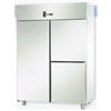 ARMADIO STATICO GN 2/1 IN ACCIAIO INOX CON 1 PORTA E 2 SPORTELLI E ALLESTIMENTO CARNE - Temperatura -2/+8 C
