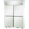 ARMADIO REFRIGERATO IN ACCIAIO INOX A DOPPIA TEMPERATURA CON 4 SPORTELLI - Temperatura -18 / -22 C