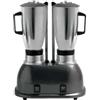 FRULLATORE DOPPIO BICCHIERE INOX MT1DI