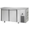 TAVOLO REFRIGERATO GN 1/1 A BASSA TEMPERATURA CON 2 PORTE - DIMENSIONI L.1420 x P.715 x H.850/920 MM