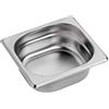 BACINELLE GASTRONORM ACCIAIO INOX AISI 304 GN 1/6 | 17,6 x 16,2 CM