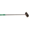 SPAZZOLA DOPPIA INOX/OTTONE CON RASCHIETTO - 110 cm