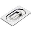COPERCHIO GASTRONORM ACCIAIO INOX AISI 304 GN 1/9 | 17,6 x 10,8 CM