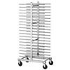 CARRELLO A RASTRELLIERA PORTATEGLIE PER PASTICCERIA IN ACCIAIO INOX - 40 TEGLIE
