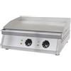 FRY TOP ELETTRICO - PIASTRA LISCIA - L.60 x P.50 x H.20 cm