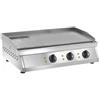 FRY TOP ELETTRICO - PIASTRA LISCIA E RIGATA - L.84 x P.50 x H.20 cm